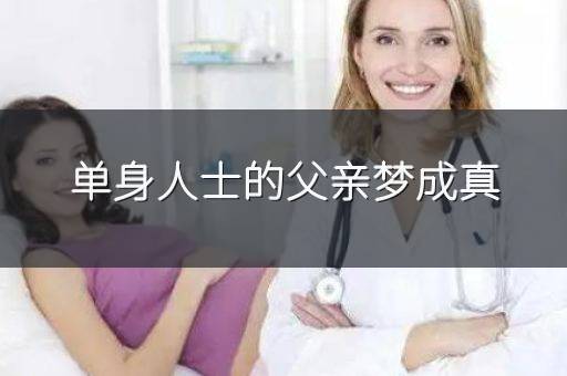 单身人士的父亲梦成真